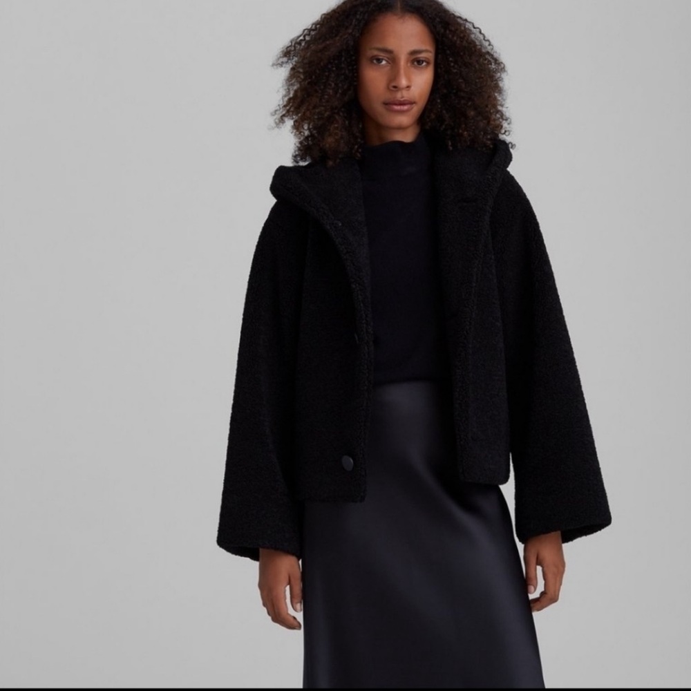 Club Monaco Black Teddy Jacket